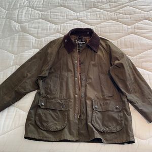 Barbour Classic Bedale men’s jacket in olive with removable quilted vest